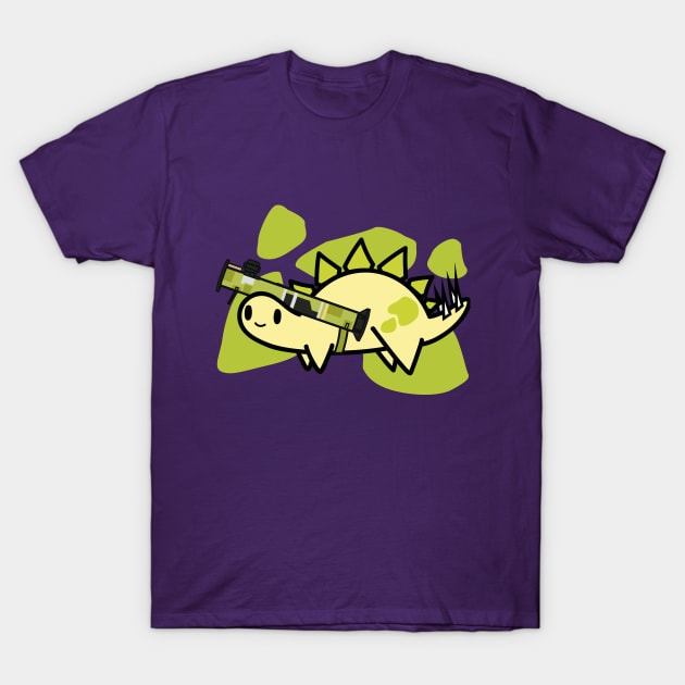 Armed Stegosaurus Steg-O T-Shirt by FlamingFox